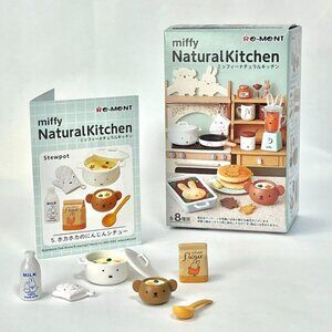 Re-ment 2025 Miffy Natural Kitchen Miniatures: Stewpot & Stew Set (Box #5)